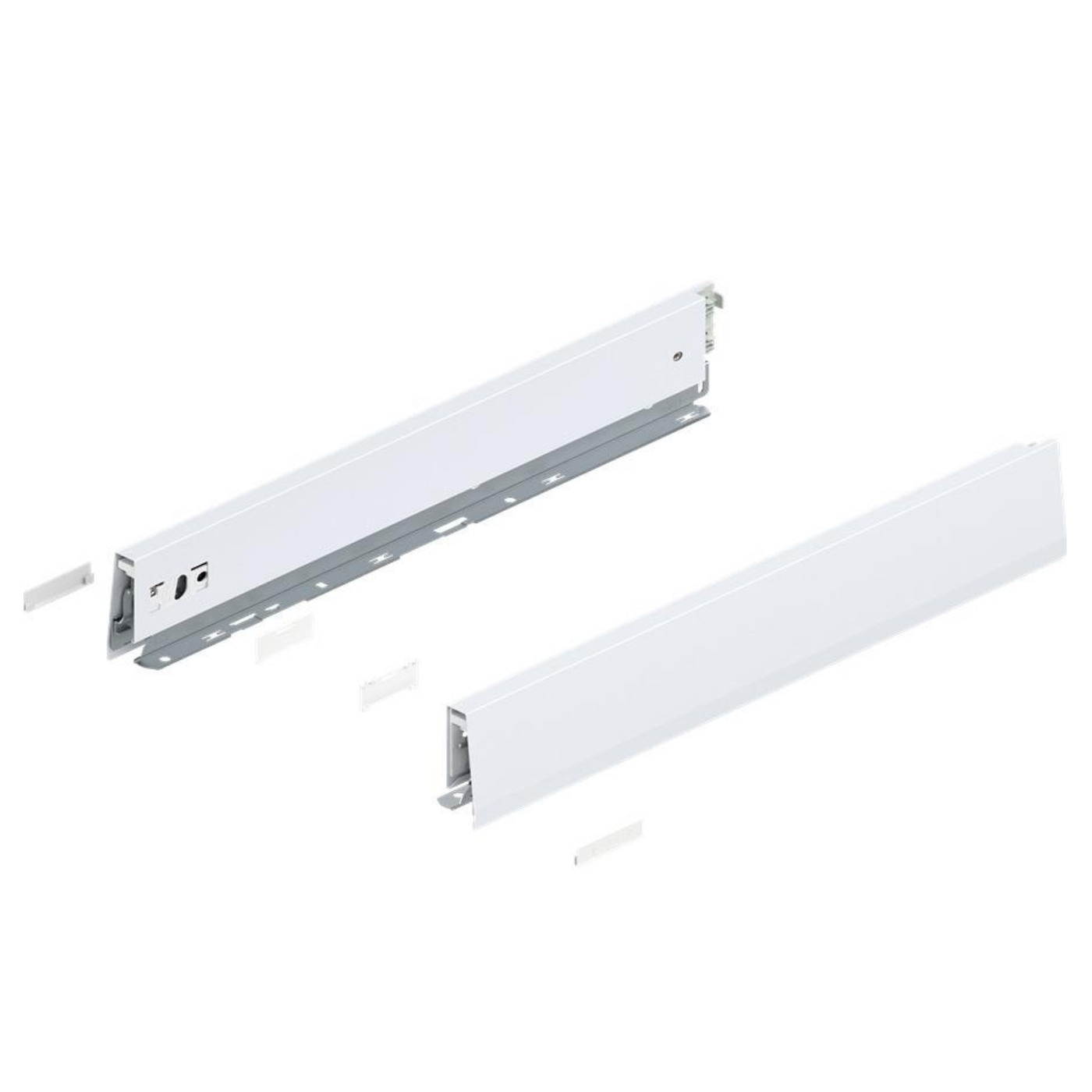 Blum MERIVOBOX M Height Drawer Sides Silk White 450mm by W&B