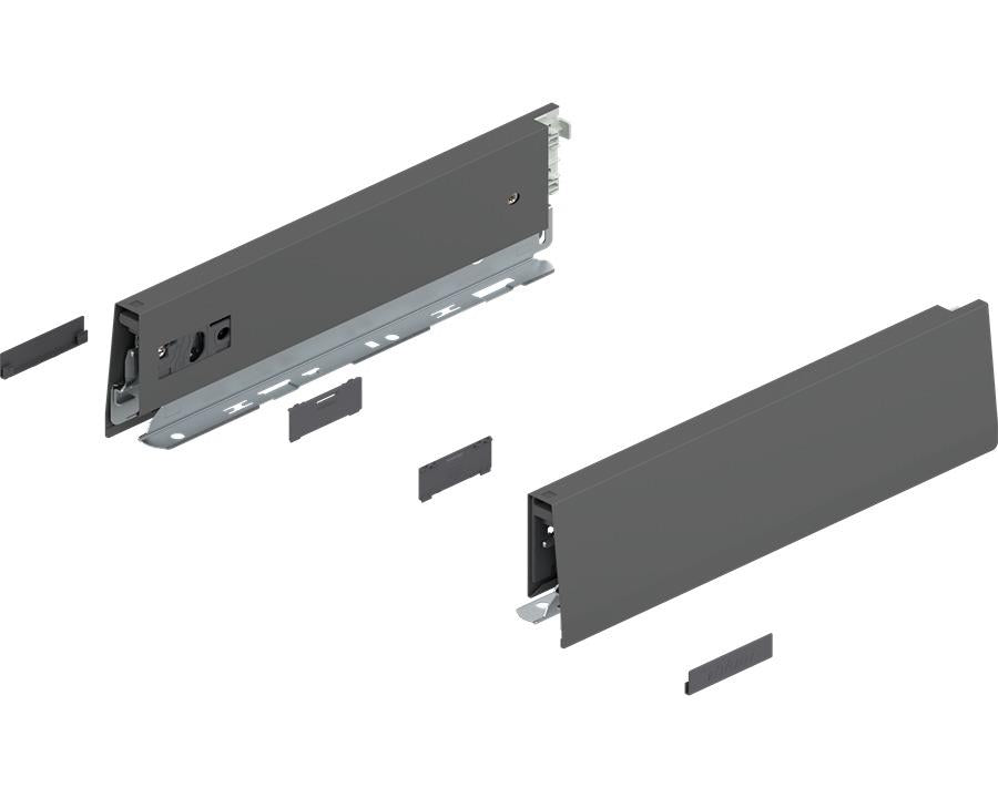 Blum MERIVOBOX M Height Drawer Sides Orion Grey 550mm by W&B