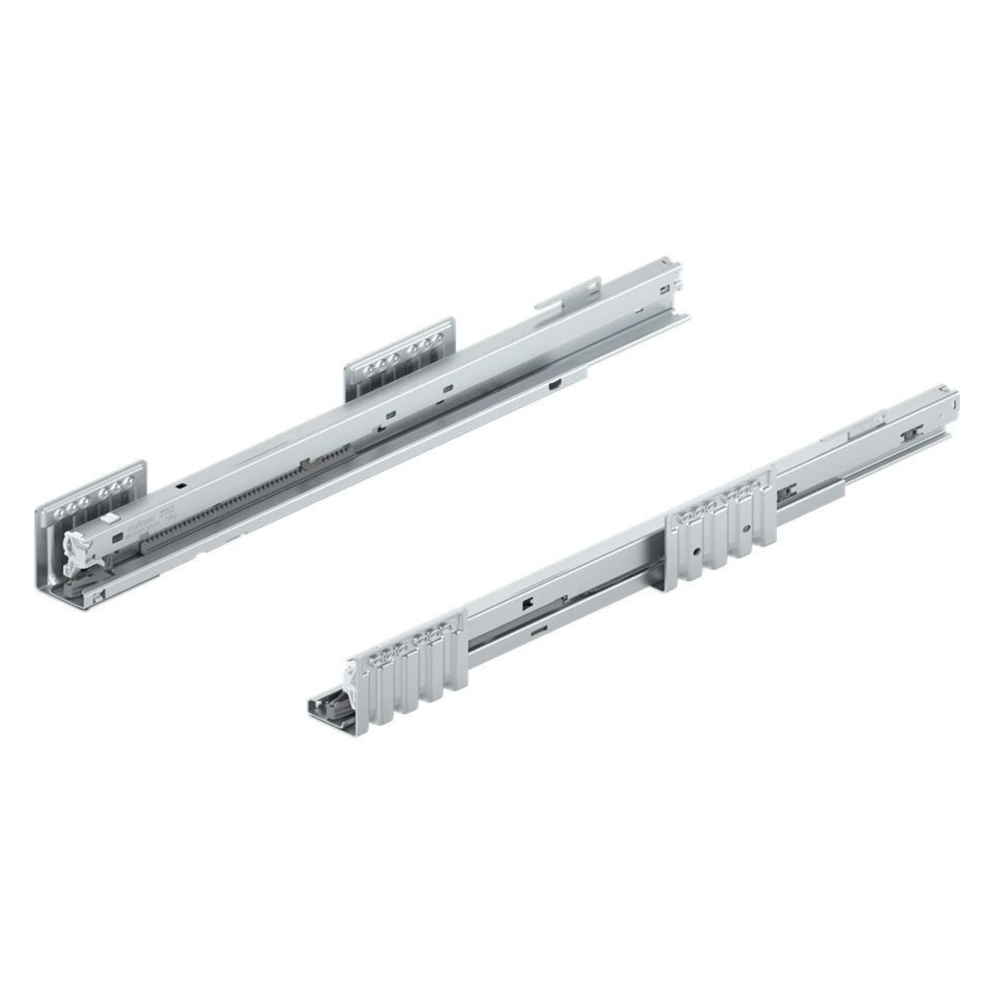 Blum MERIVOBOX 450mm over‑extension carcase runner set with 70kg load capacity, heavy‑duty soft‑close BLUMOTION drawer runners