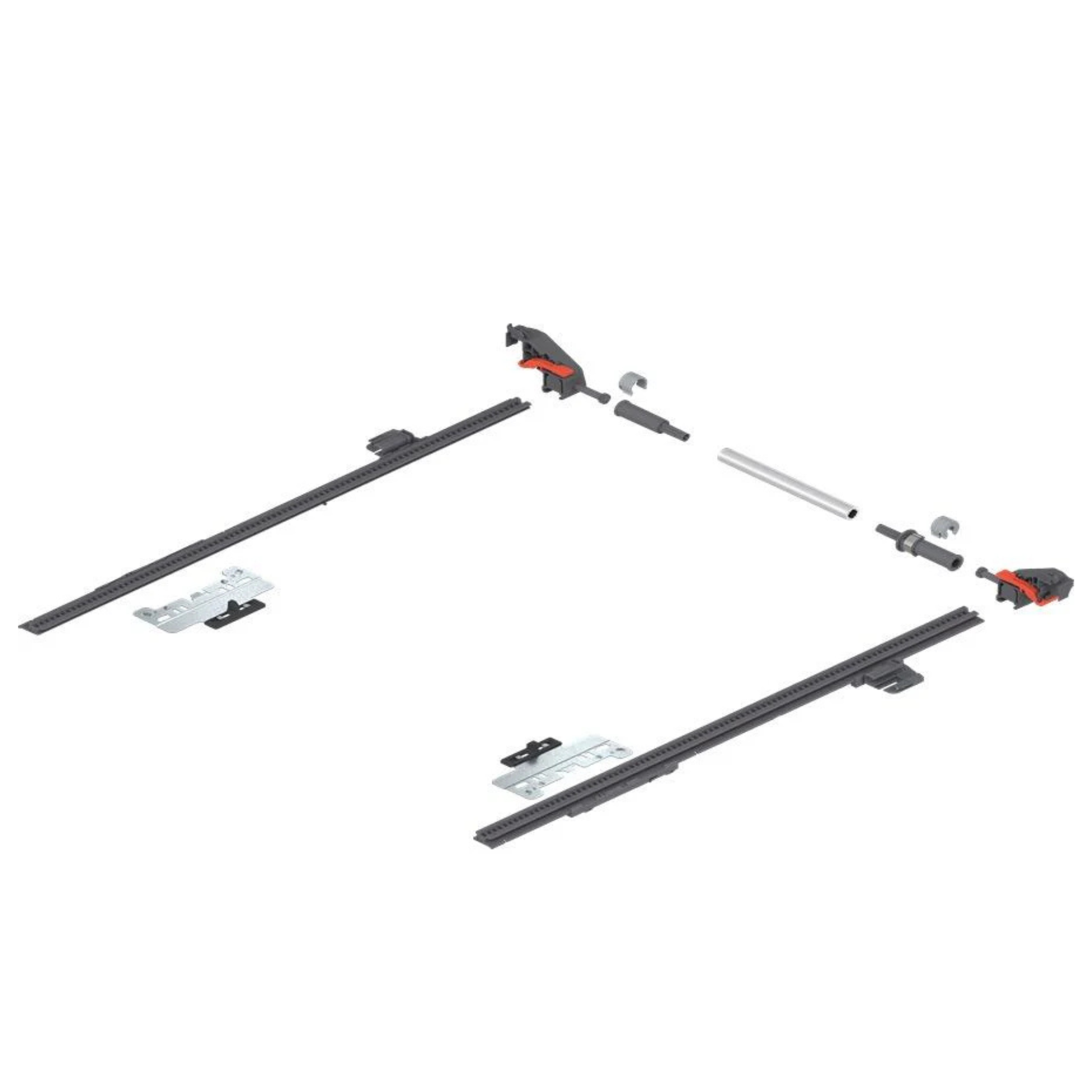 Blum MERIVOBOX side stabilisation lateral stabiliser set 400mm for extra‑wide drawer pull‑outs and enhanced drawer stability