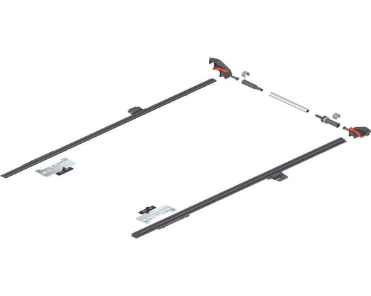 Blum MERIVOBOX 650mm side stabilisation bar ZS4-650MU for wide kitchen cabinet drawer system support