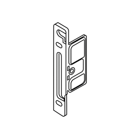 Blum METABOX Front Fixing Bracket, Height M/K/H, Screw-On. Left Hand by W&B