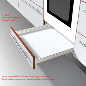 Blum METABOX Front Fixing Bracket, N Height Screw-On. Left Hand by W&B