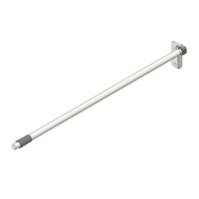 Blum METABOX Longside Gallery Rail In Cream. Size: 400mm. Includes: 2 Gallery Rods And 2 Gallery Back Fixings by W&B
