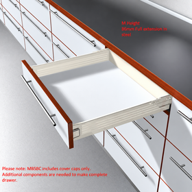 Blum METABOX Cover Cap, Rectangular Symmetrical In Cream MBSBC by W&B