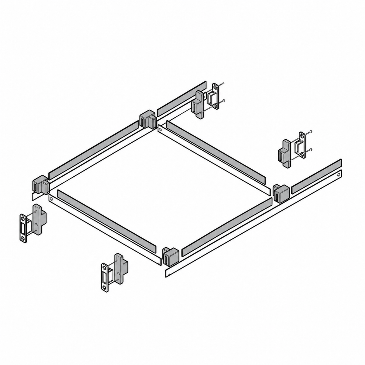 Blum METABOX/TANDEMBOX Metafile For Hanging File System In Dust Grey MBSFG by W&B