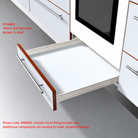 Blum METABOX Front Fixing Bracket, N Height Screw-On. Left Hand by W&B