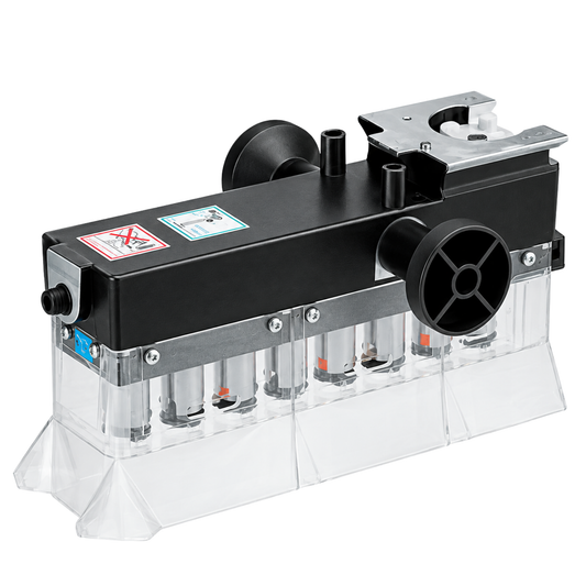 Blum MINIPRESS 8-spindle drilling head MZK220S for precise cabinet drilling and hardware installation