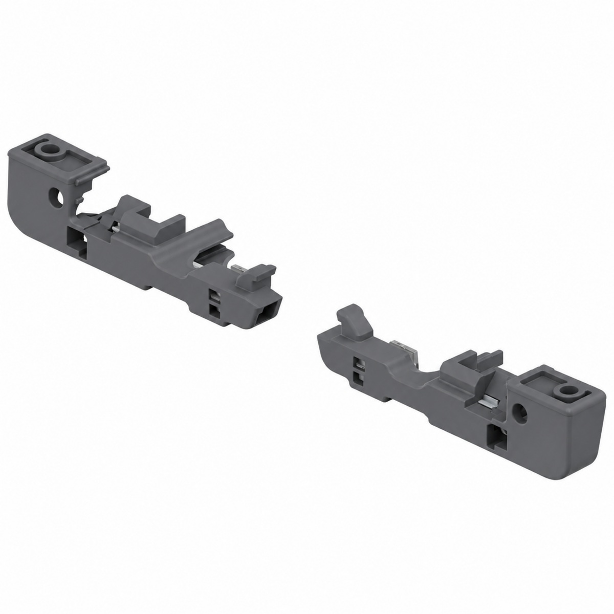 Blum MOVENTO Depth Adjustment Screw-On For Inset Drawers Left And Right in Grey by W&B