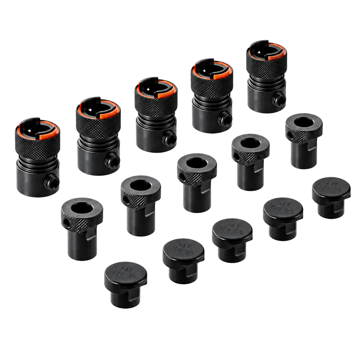 Blum Quick Release Chucks Set Set Includes 5 Chucks 5 Sleeves 5 Cover Caps And 1 Allen Key by W&B
