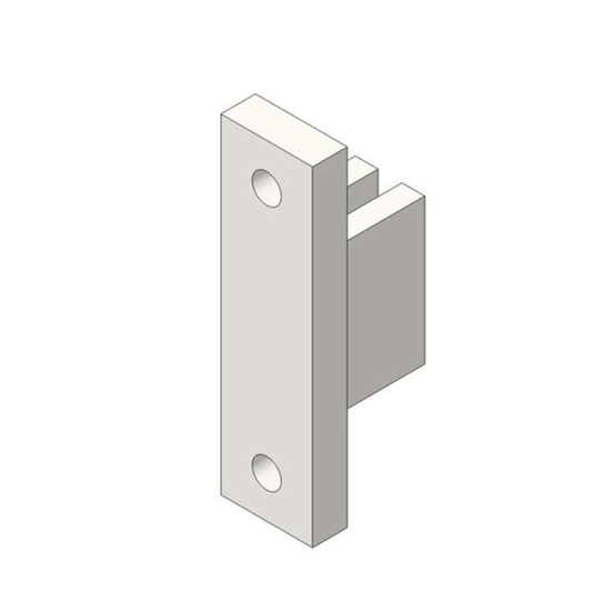 Blum Metafile rail support bracket ZRM.0005, screw‑on METABOX/TANDEMBOX hanging file system accessory