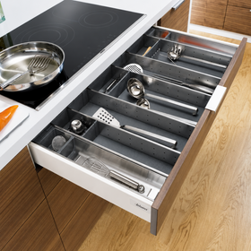 Blum ORGA-LINE Drawer Insert Utensil Divider Set. Width: 194mm. Nominal Length: 450mm BORG450F12 by W&B