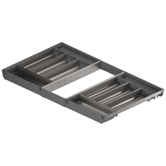 Blum ORGA-LINE 800 mm cabinet width 450 mm nominal length cutlery drawer insert set for kitchen organisation – ZSI-80VEI4