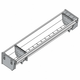 Blum ORGA-LINE Drawer Insert Cutlery Set. Width: 103mm. Nominal Length: 500mm BORGAB11 by W&B