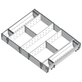 Blum ORGA-LINE Drawer Insert Cutlery/Utensil Divider Set. Cabinet Width: 800mm. Nominal Length: 500mm BORG80VU500 by W&B