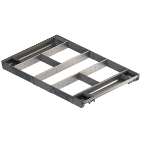 Blum ORGA-LINE Drawer Insert Cutlery/Utensil Divider Set. Cabinet Width: 800mm. Nominal Length: 500mm BORG80VU500 by W&B