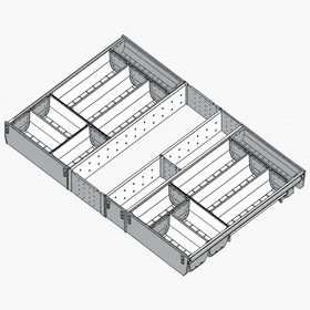 Blum ORGA-LINE Drawer Insert Cutlery Set. Cabinet Width: 900mm. Nominal Length: 550mm BORG90VE550 by W&B