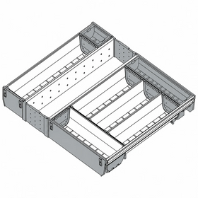 Blum ORGA-LINE Drawer Insert Cutlery Set. Cabinet Width: 600mm. Nominal Length: 450mm BORG60VE450 by W&B