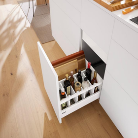 Blum ORGA-LINE Drawer Insert Bottle Rack. Size: 474mm X 216mm In Stainless Steel by W&B
