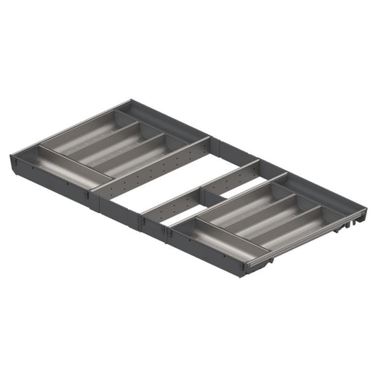 Blum ORGA‑LINE 900 mm cabinet width 450 mm nominal length cutlery drawer insert set – ZSI‑90VEI4