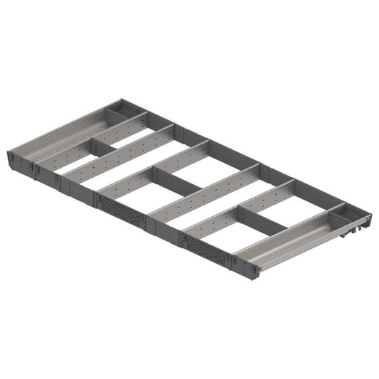 Blum ORGA‑LINE cutlery and utensil drawer insert divider set for 1000 mm cabinet width, 450 mm nominal length – ZSI‑10VUI4