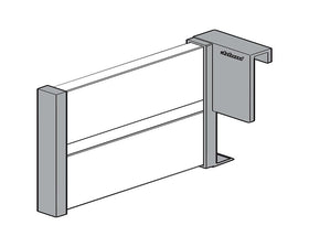 Blum ORGA-LINE Drawer Insert Longside Divider For TANDEMBOX intivo High Fronted Pull Out in Silk White Z43L100S-SW by W&B