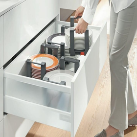 Blum Plate Holder Drawer Insert by W&B