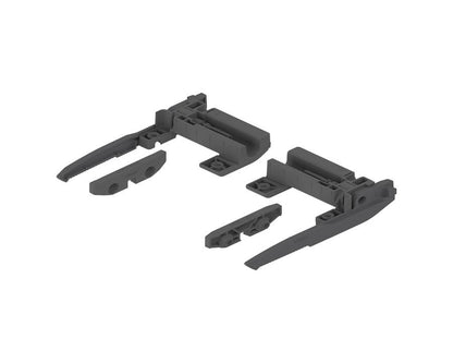 Blum pull‑out shelf lock set 295H5700 in orion grey, two‑sided locking mechanism for Movento and Tandem full extension shelves
