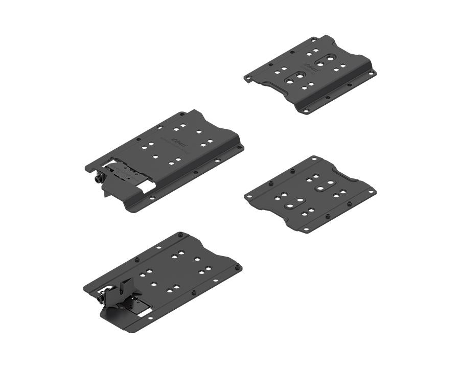 Blum REVEGO UNO right‑hand pocket connector set, no plinth, for 15–19 mm thick pocket side