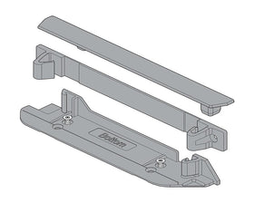 Blum SERVO-DRIVE Bracket Profile Adapter Bottom/Back (E-Dowel) by W&B