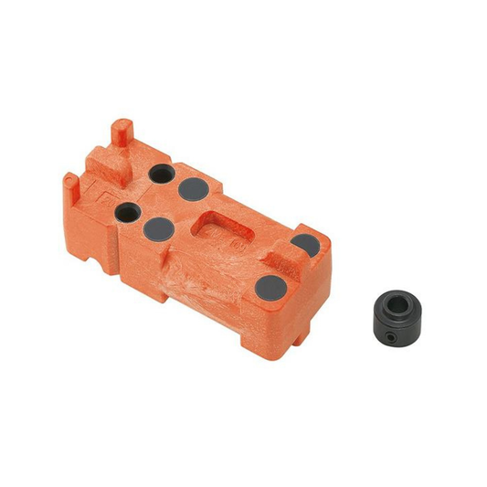 Blum SERVO‑DRIVE distance bumper drilling template ZML.1090 nylon/steel jig for precise hole drilling