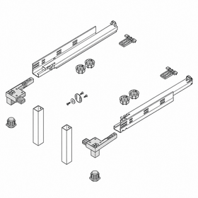 Blum SPACE STEP set NL 410mm by W&B
