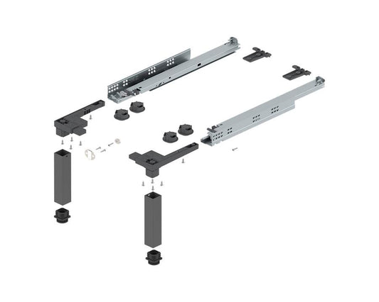 Blum SPACE STEP Complete Runner Set 410mm Z95.4100 by Wilson & Bradley