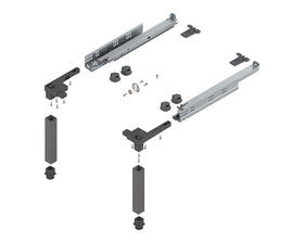Blum SPACE STEP set NL 460mm by W&B