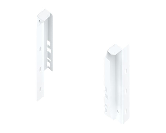 Blum TANDEMBOX Antaro back fixing bracket, B-height 83 mm + 64 mm, silk white steel (part Z30B000S.04H)