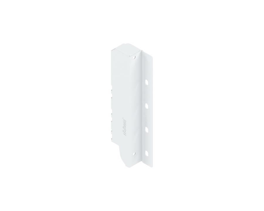 Blum TANDEMBOX Antaro back fixing bracket C‑height 83/96 mm silk white, left‑hand, pack of 50