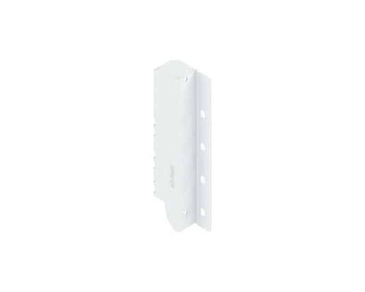 Blum TANDEMBOX Antaro back fixing bracket C‑height 83/96 mm silk white, left‑hand, pack of 50