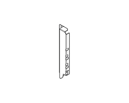 Blum TANDEMBOX Antaro back fixing bracket D‑height 83/128 mm silk white, right‑hand, industrial pack of 50
