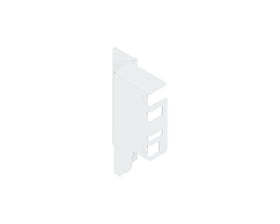 Blum TANDEMBOX antaro Back Bracket M Height 83mm Silk White Right Hand Industrial Pack Of 50 Z30M000S R. *Must be Purchased in pack quantity of 50* by W&B