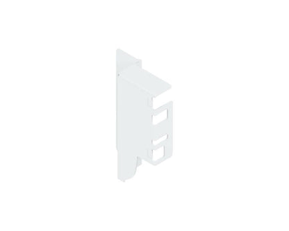 Blum TANDEMBOX Antaro back fixing bracket, M‑height 83 mm, silk white, right‑hand, pack of 50