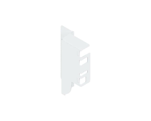 Blum TANDEMBOX Antaro back fixing bracket, M‑height 83 mm, silk white, right‑hand, pack of 50