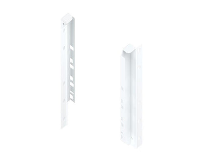 Blum TANDEMBOX Antaro rear fixing bracket, D-height 183 mm, silk white steel, left and right pair