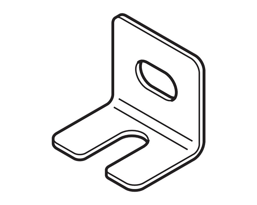 Blum TANDEMBOX Antaro front support bracket, zinc-plated steel (part 297.0500)