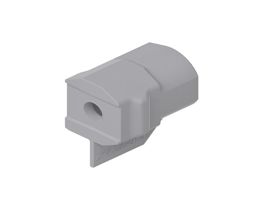Blum TANDEMBOX Antaro front-fix gallery adapter (ZRF.2200.01), nylon, for aluminium-frame doors