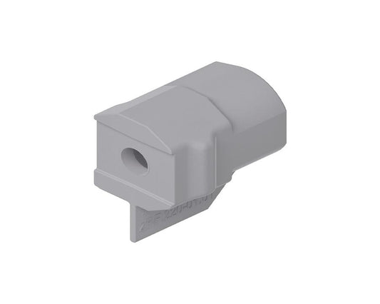 Blum TANDEMBOX Antaro front-fix gallery adapter (ZRF.2200.01), nylon, for aluminium-frame doors