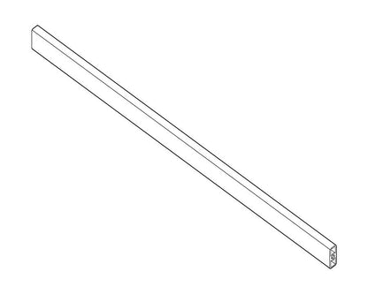 Blum TANDEMBOX Antaro inner-drawer cross gallery rail, 1046 mm, aluminium, silk white finish (ZRG.1046Z)