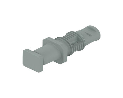 Blum TANDEMBOX Antaro snap‑in gallery head, nylon, natural finish (part ZRG.000RSF)