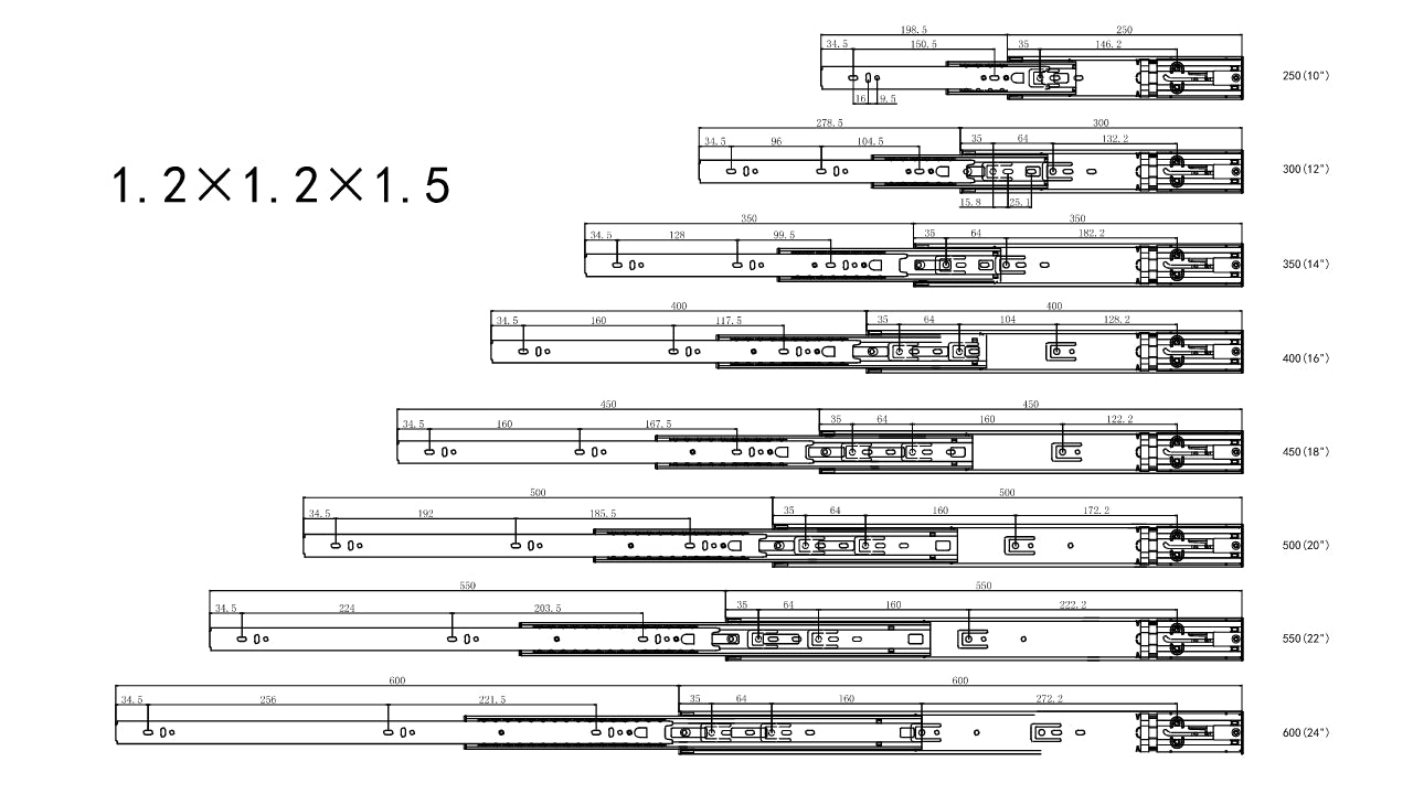 Blum TANDEMBOX Antaro left-hand side drawer 550mm silk white – industrial pack of 20 for kitchen and furniture applications
