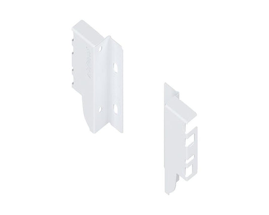 Blum TANDEMBOX Antaro back fixing brackets, M-height (68 mm), silk white steel (Z30M000S04)
