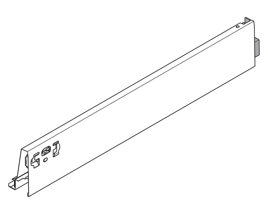 Blum TANDEMBOX Antaro Silk White Side Right Hand 500mm Industrial Pack Of 20. *Must be purchased in Pack quantity of 20* 378M5002SA by W&B